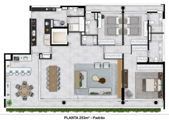 Imagem Apartamento com 3 Quartos à Venda, 252 m² em Cidade Jardim - São Paulo Imagem Apartamento com 3 Quartos à Venda, 252 m² em Cidade Jardim - São Paulo