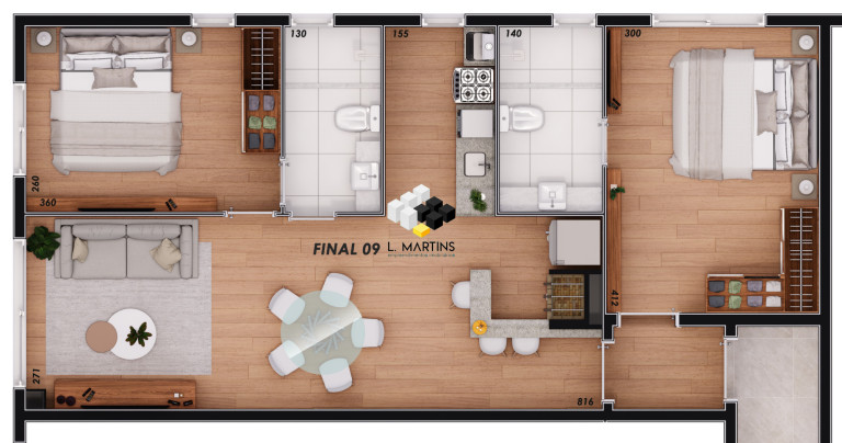 Imagem Apartamento com 1 Quarto à Venda, 48 m² em Centro - Canela Imagem Apartamento com 1 Quarto à Venda, 48 m² em Centro - Canela