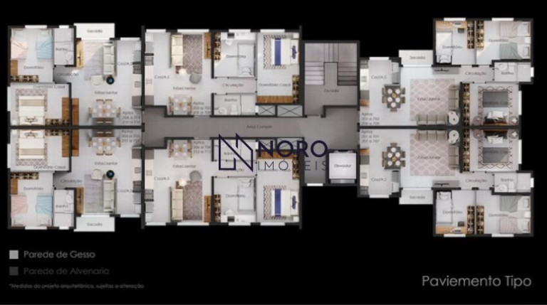 Apartamento com 3 Quartos à Venda, 60 m² em Nossa Senhora Medianeira - Santa Maria