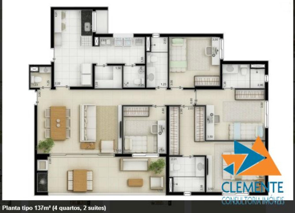 Imagem Apartamento com 3 Quartos à Venda, 105 m² em Vila Da Serra - Nova Lima Imagem Apartamento com 3 Quartos à Venda, 105 m² em Vila Da Serra - Nova Lima