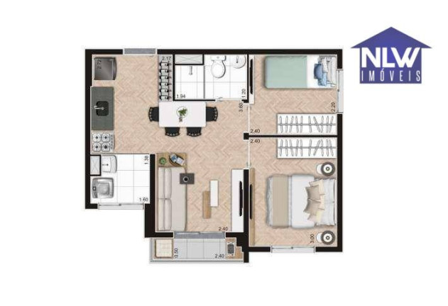 Apartamento com 2 Quartos à Venda, 38 m² em Vila Paulista - São Paulo