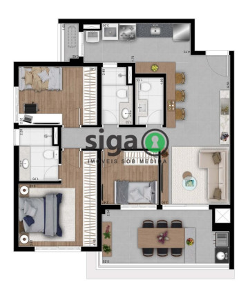 Imagem Apartamento com 3 Quartos à Venda, 95 m² em Saúde - São Paulo Imagem Apartamento com 3 Quartos à Venda, 95 m² em Saúde - São Paulo
