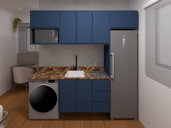 Imagem Apartamento com 1 Quarto à Venda, 25 m² em Guaíra - Curitiba