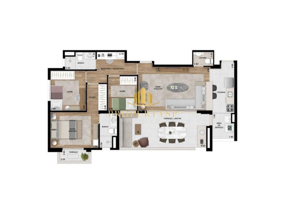 Imagem Apartamento com 3 Quartos à Venda, 105 m² em Vila Anastácio - São Paulo Imagem Apartamento com 3 Quartos à Venda, 105 m² em Vila Anastácio - São Paulo