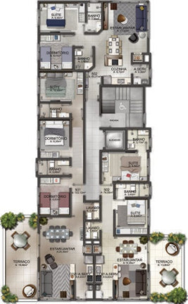 Imagem Apartamento com 3 Quartos à Venda, 145 m² em Zona Nova - Capão Da Canoa Imagem Apartamento com 3 Quartos à Venda, 145 m² em Zona Nova - Capão Da Canoa
