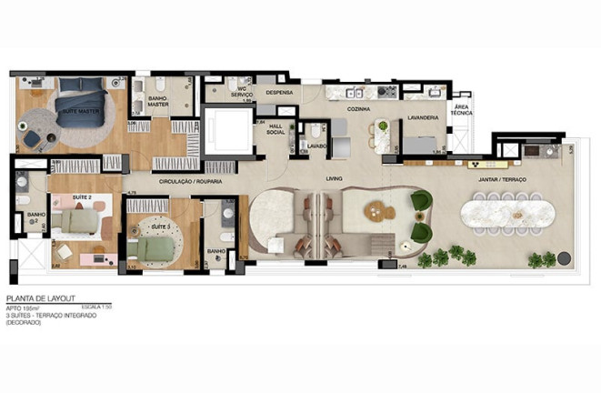 Imagem Apartamento com 4 Quartos à Venda, 195 m² em Mooca - São Paulo