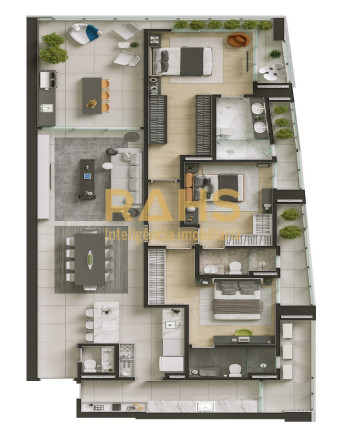 Imagem Apartamento com 3 Quartos à Venda, 167 m² em América - Joinville Imagem Apartamento com 3 Quartos à Venda, 167 m² em América - Joinville