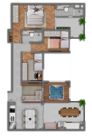 Apartamento com 3 Quartos à Venda, 60 m² em Vila Centenário - São Paulo
