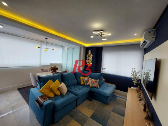 Imagem Apartamento com 2 Quartos à Venda, 72 m² em Gonzaga - Santos