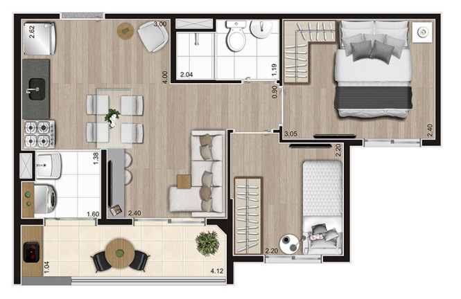 Imagem Apartamento com 2 Quartos à Venda, 37 m² em Parque Ipê - São Paulo Imagem Apartamento com 2 Quartos à Venda, 37 m² em Parque Ipê - São Paulo