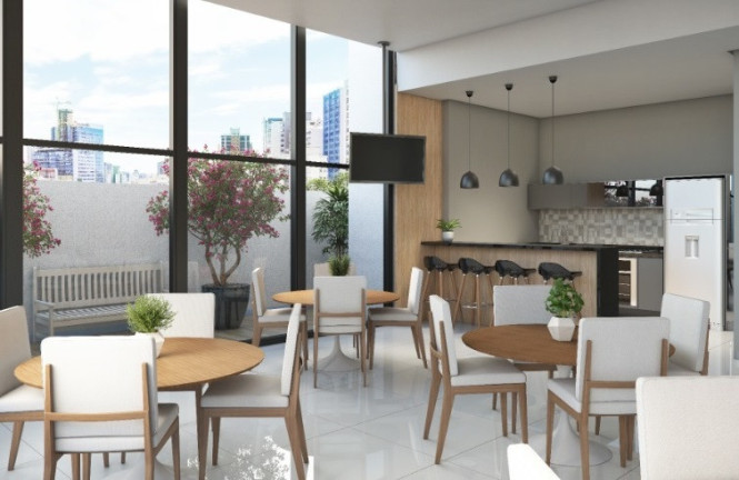 Imagem Apartamento com 2 Quartos à Venda, 33 m² em Centro - Curitiba