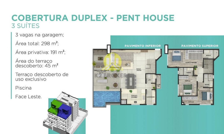 Imagem Cobertura com 3 Quartos à Venda, 190 m² em Praia Central - Guaratuba Imagem Cobertura com 3 Quartos à Venda, 190 m² em Praia Central - Guaratuba