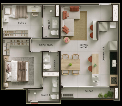 Imagem Imóvel com 1 Quarto à Venda, 38 m² em Setor Bueno - Goiânia