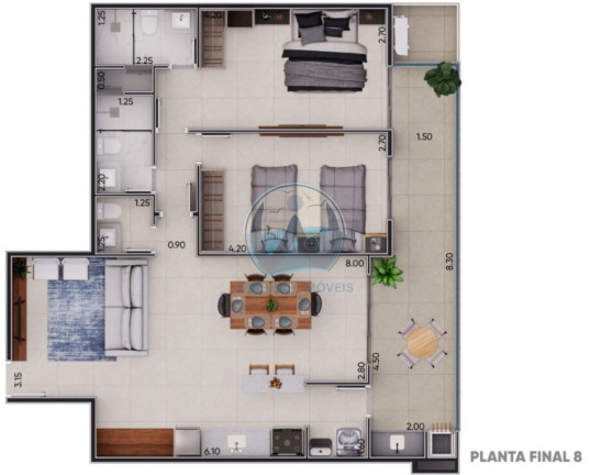 Imagem Apartamento com 2 Quartos à Venda, 90 m² em Praia Grande - Ubatuba Imagem Apartamento com 2 Quartos à Venda, 90 m² em Praia Grande - Ubatuba
