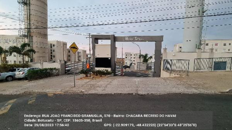 Apartamento com 2 Quartos à Venda, 39 m² em Chacara Recreio Do Havai - Botucatu