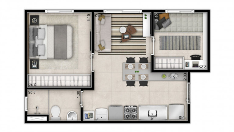 Imagem Imóvel com 2 Quartos à Venda, 35 m² em Jardim Da Saúde - São Paulo