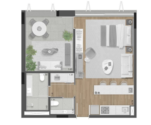 Imagem Apartamento com 1 Quarto à Venda, 70 m² em Pinheiros - São Paulo