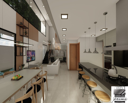 Imagem Casa com 3 Quartos à Venda, 297 m² em Alphaville Nova Esplanada - Votorantim