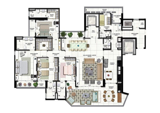 Imagem Apartamento com 4 Quartos à Venda, 230 m² em Meireles - Fortaleza