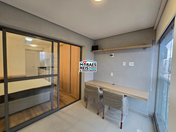 Imagem Apartamento com 1 Quarto para Alugar, 31 m² em Santo Amaro - São Paulo