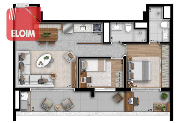 Imagem Apartamento com 2 Quartos à Venda, 78 m² em Perdizes - São Paulo