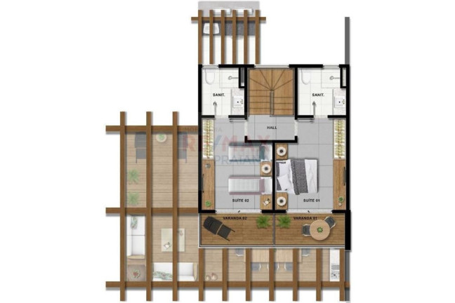 Imagem Casa com 2 Quartos à Venda, 135 m² em Praia Do Forte - Mata De São João Imagem Casa com 2 Quartos à Venda, 135 m² em Praia Do Forte - Mata De São João