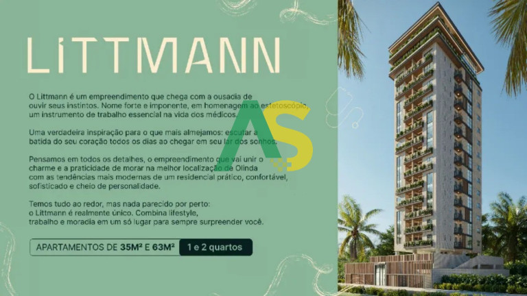 Imagem Imóvel com 2 Quartos à Venda, 62 m² em Bairro Novo - Olinda