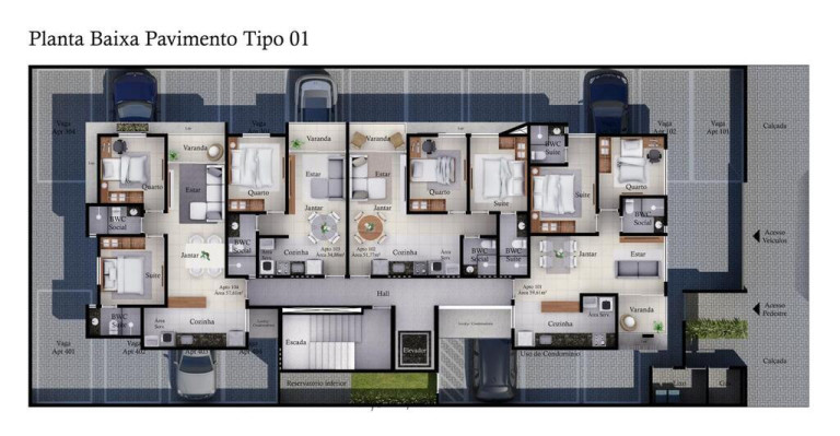 Imagem Cobertura com 2 Quartos à Venda, 104 m² em Intermares - Cabedelo Imagem Cobertura com 2 Quartos à Venda, 104 m² em Intermares - Cabedelo