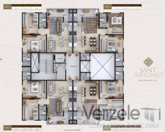 Imagem Apartamento com 2 Quartos à Venda, 73 m² em São Francisco De Assis - Camboriú