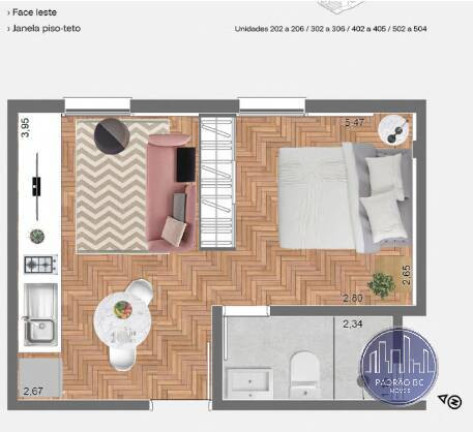 Imagem Apartamento com 1 Quarto à Venda, 23 m² em Portão - Curitiba