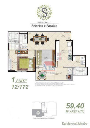 Imagem Apartamento com 1 Quarto à Venda, 52 m² em Aviação - Praia Grande Imagem Apartamento com 1 Quarto à Venda, 52 m² em Aviação - Praia Grande