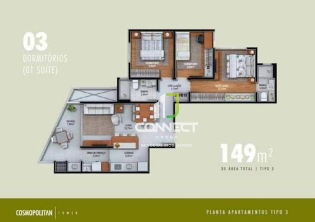 Imagem Apartamento com 3 Quartos à Venda, 97 m² em São Judas - Itajaí