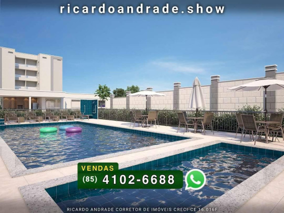 Apartamento com 2 Quartos à Venda, 40 m² em Cambeba - Fortaleza
