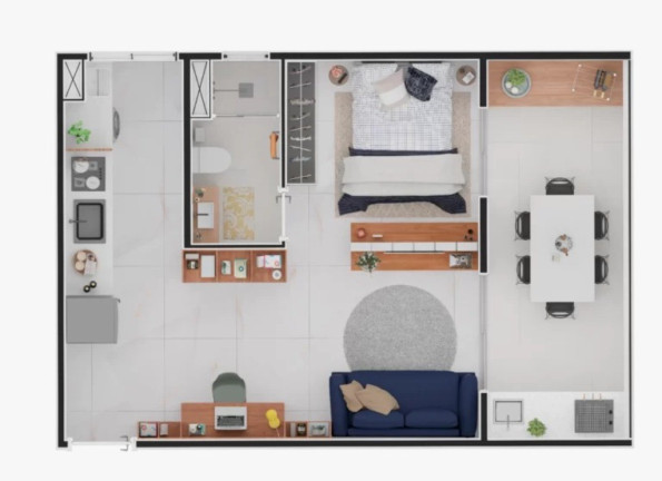 Imagem Apartamento com 1 Quarto à Venda, 43 m² em Nova Petrópolis - São Bernardo Do Campo Imagem Apartamento com 1 Quarto à Venda, 43 m² em Nova Petrópolis - São Bernardo Do Campo