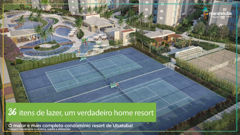 Apartamento com 2 Quartos à Venda, 73 m² em Praia Do Sapê - Ubatuba