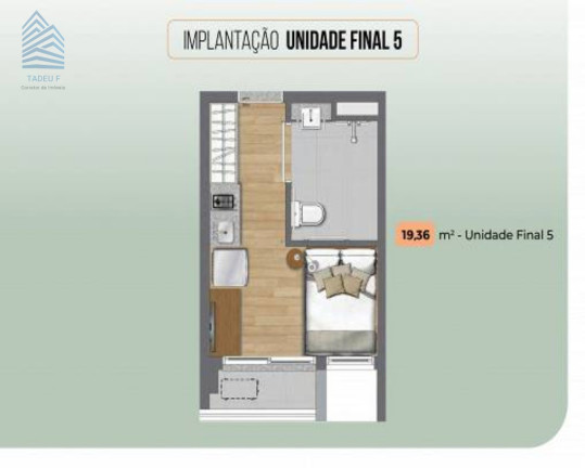 Imagem Imóvel com 1 Quarto à Venda, 19 m² em Alto Da Boa Vista - São Paulo