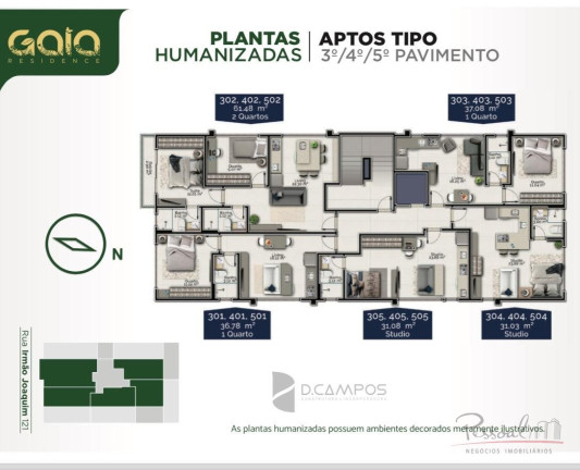 Imagem Apartamento com 1 Quarto à Venda,  em Centro - Florianópolis