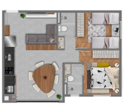 Imagem Apartamento com 3 Quartos à Venda, 60 m² em Vila Centenário - São Paulo