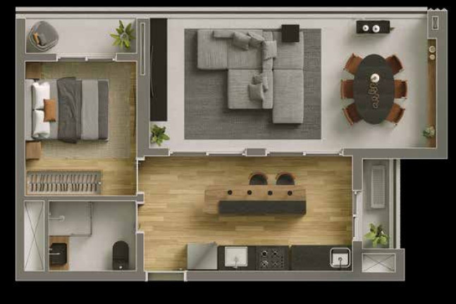 Imagem Apartamento com 1 Quarto à Venda, 55 m² em Vila Olímpia - São Paulo Imagem Apartamento com 1 Quarto à Venda, 55 m² em Vila Olímpia - São Paulo