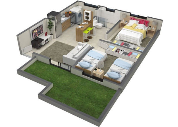 Imagem Imóvel com 2 Quartos à Venda, 43 m² em Ribeirao Verde - Ribeirao Preto Imagem Imóvel com 2 Quartos à Venda, 43 m² em Ribeirao Verde - Ribeirao Preto