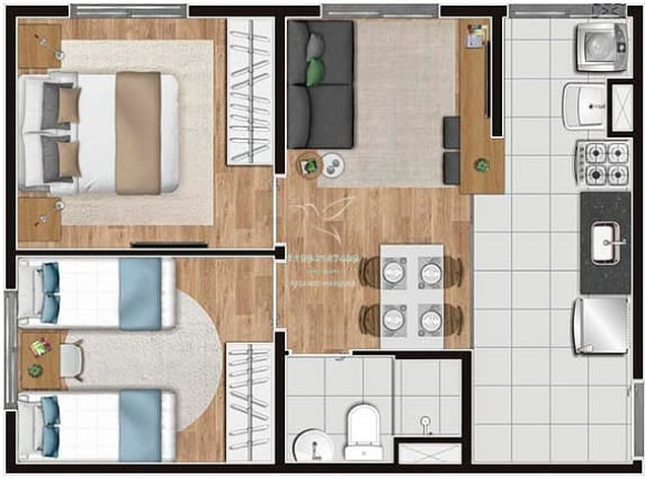 Imagem Apartamento com 2 Quartos à Venda, 40 m² em Lapa - São Paulo