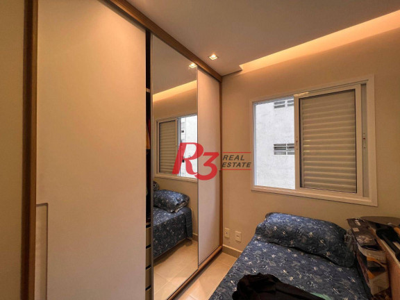 Imagem Apartamento com 2 Quartos para Alugar, 62 m² em Gonzaga - Santos