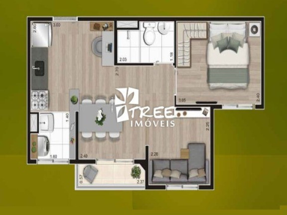 Imagem Apartamento com 2 Quartos à Venda, 37 m² em Jardim Adutora - São Paulo Imagem Apartamento com 2 Quartos à Venda, 37 m² em Jardim Adutora - São Paulo