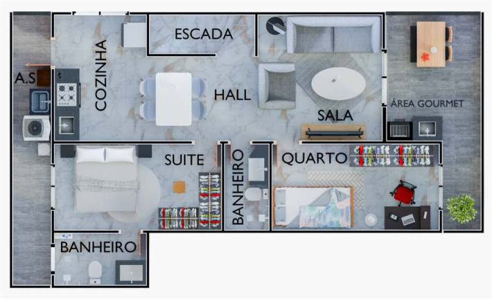 Imagem Sobrado com 2 Quartos à Venda, 72 m² em Boqueirao - Praia Grande