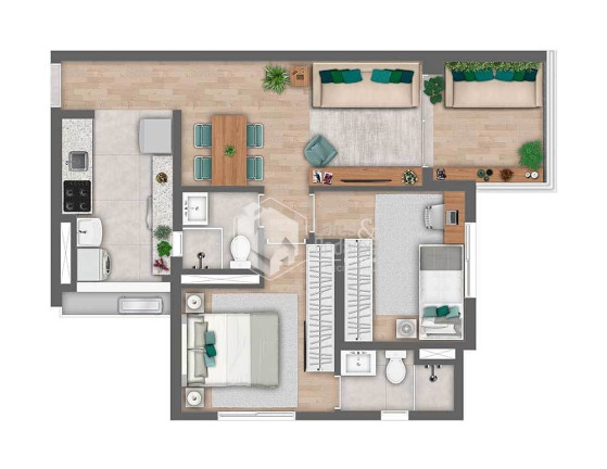 Imagem Apartamento com 2 Quartos à Venda, 60 m² em Perdizes - São Paulo Imagem Apartamento com 2 Quartos à Venda, 60 m² em Perdizes - São Paulo