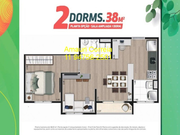 Imagem Imóvel com 2 Quartos à Venda, 37 m² em Vila Jaraguá - São Paulo