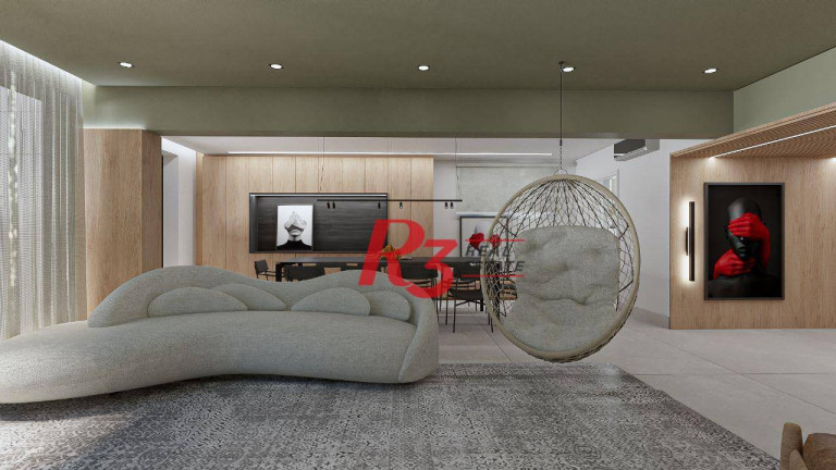 Apartamento com 4 Quartos à Venda, 244 m² em Gonzaga - Santos
