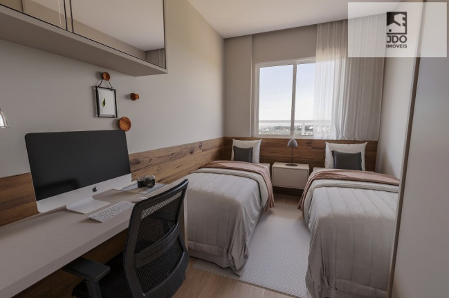 Imagem Apartamento com 2 Quartos à Venda, 61 m² em Boa Vista - Curitiba