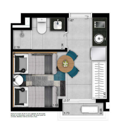 Imagem Imóvel com 1 Quarto à Venda, 17 m² em Perdizes - São Paulo