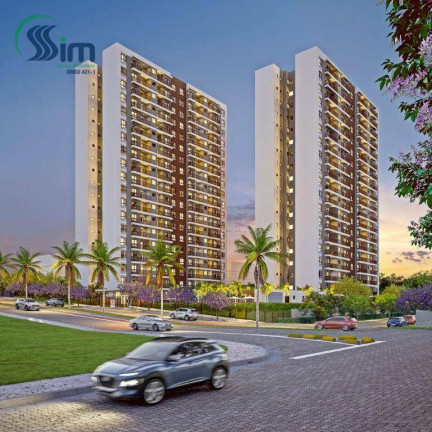 Apartamento com 2 Quartos à Venda, 53 m² em Presidente Kennedy - Fortaleza